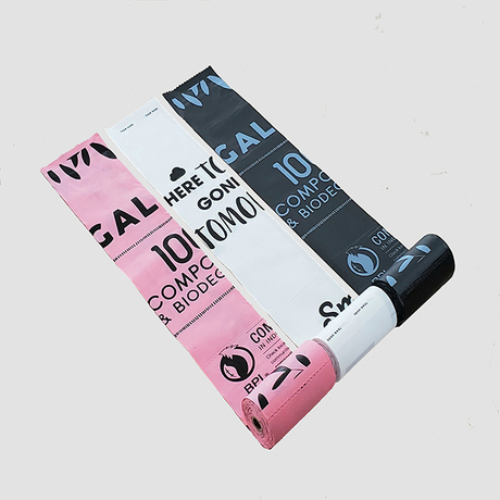 100% Bio-degradable Poop Bag on Roll with Paper Core