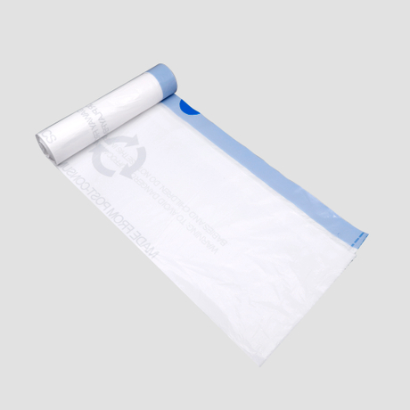 PE Drawstring Trash Bag on Roll